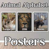 Animal Alphabet Posters - Beautiful Classroom Decor