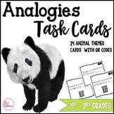 Analogies Task Cards with QR Codes - Critical Thinking - C