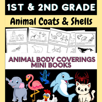 Preview of Animal Armor: Discover How Animals Use Their Coverings (Mini Book)-Gr.1st & 2nd