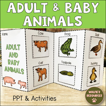 Adult And Baby Animals by Wolfie's Resources | TPT
