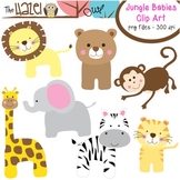Animal Baby Set: Clip Art Graphics for Teachers {Jungle Theme}