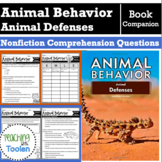 Animal Behavior, Animal Defenses Book Companion
