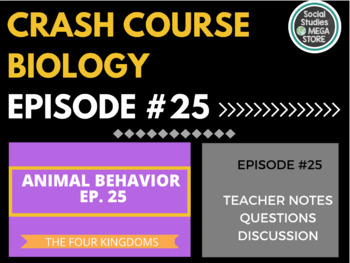 Animal Behavior - CrashCourse Biology #25 by Social Studies MegaStore