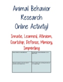 Animal Behavior Research DIGITAL Activity