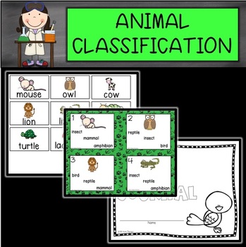 Animal Classification Sorting Game Teaching Resources | TPT