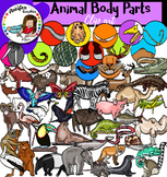 Animal Body Parts- Big set of 98 images!