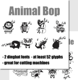 Animal Bop Dingbat Fonts