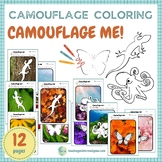 Animal Camouflage Coloring - Camouflage me! Butterfly, Liz