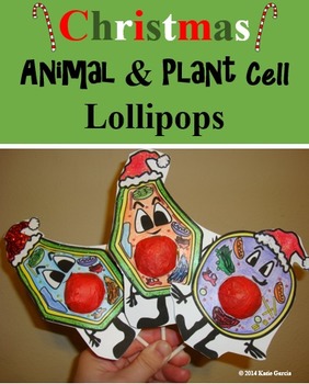 Preview of Animal Cell & Plant Cell Christmas Lollipops