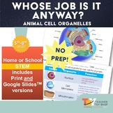 Animal Cells Organelle Activity | Google Slides™ + print