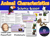 Animal Characteristics - A Science Lesson for Grades 3-5