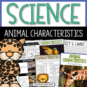 Preview of Animal Characteristics Activities & Worksheets - 2nd Grade Life Science Lessons