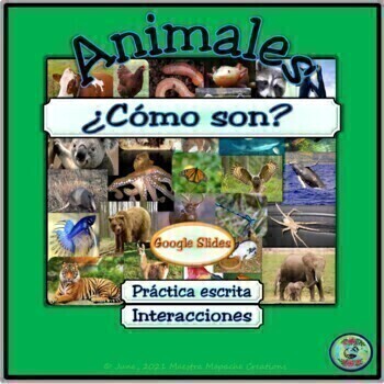Preview of Animal Characteristics Adjectives Comparisons Activities