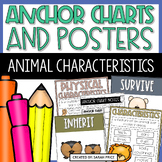 Animal Characteristics Anchor Charts - 2nd Grade Life Scie