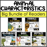 Animal Characteristics BIG BUNDLE of 5 Readers: Kindergart