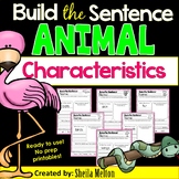 Animal Characteristics Build the Sentence Interactive Word