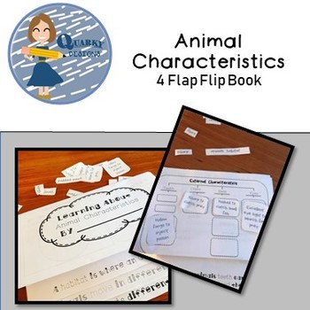 Download Animal Characteristics Bundle Flip Book And Pocket Chart Sentences