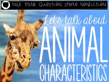 Preview of Animal Characteristics Interactive Read Aloud | Science Lessons