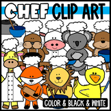 Animal Chefs: Cooking Clip Art