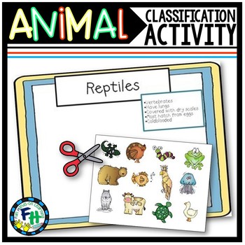 Animal Classification Activity by Fun Hands-on Learning | TPT