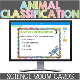 Animal Classification Boom Cards or Vertebrate and Inverte