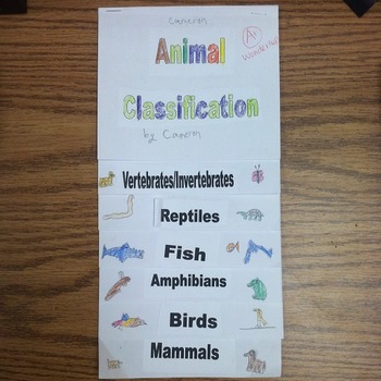 Preview of Animal Classification Flipbook!