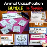 Animal Classification BUNDLE in Spanish-Clasificación de animales