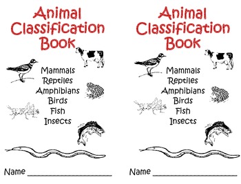 Playful Animal Classification Science Journal for Kids