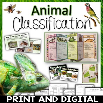 Preview of Animal Classification Unit: Vertebrates Invertebrate, cold-blooded, warm-blooded