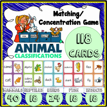Preview of Animal Classification Sort {Classifying Animals}
