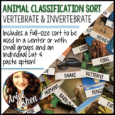 Animal Classification Sort - Vertebrates AND Invertebrates