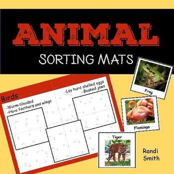 Preview of Animal Classification Sorting Mats