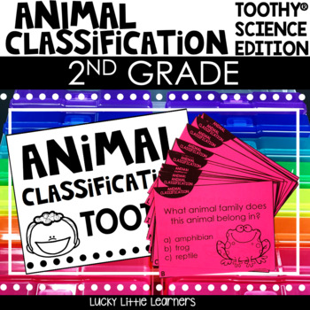 Preview of Animal Classification Task Cards | Science Toothy® Task Kits