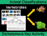 Animal Classification - Vertebrate Dichotomous Key Activit