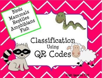 Preview of Animal Classification Bundle using QR Codes Listening Center