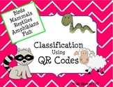 Animal Classification Bundle using QR Codes Listening Center