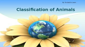 Preview of Animal Classifications (Interactive) Distant Learning