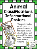 Animal Classifications Pack ~ Set of 16 Informational Post