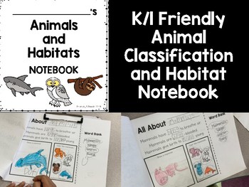Preview of Animal Classifications and Animal Habitat Unit Notebook