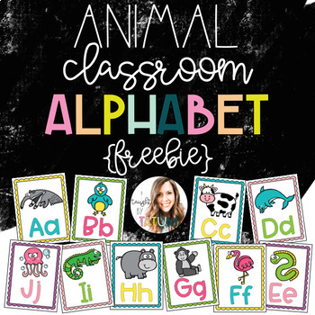 Preview of Animal Classroom Alphabet {FREEBIE}