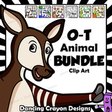 Animal Clip Art / Letters O - T BUNDLE / Alphabet Animals Series