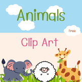 Animal Clips art - Freebie