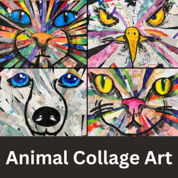 Preview of Animal Collage Art Lesson