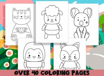 Colorica Animals Coloring Book: Kids Coloring Books - Animal Coloring Book: For Kids Aged 3-8 [Book]