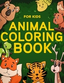 Animal Coloring Book for Kids (Ages 3-8)