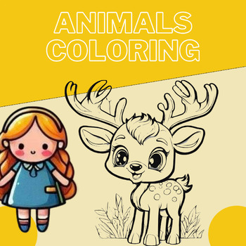 Preview of Animal Coloring Page - 5 Enchanting Animal Coloring Sheets for Creative Kids