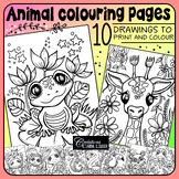 Animal Colouring Pages - Print and Colour