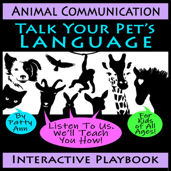 Preview of Oral Communication Talk Animal Language Interactive Pet Play Book Worksheets