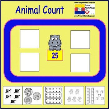 Preview of Animal Count:  Number Representations