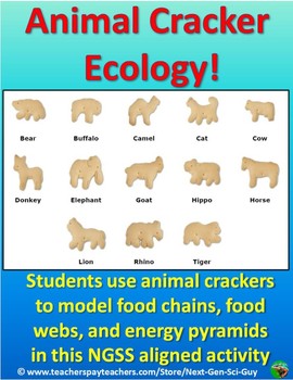 Preview of Animal Cracker Ecology: Use Cookies to Model Food Chains and Food Webs - NGSS